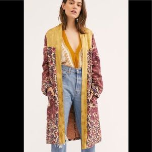 Free people Maggie patched duster xs